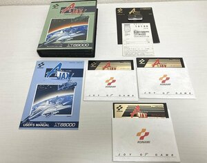 送料込み ■ KONAMI コナミ X68000 エー・ジャックス Ａ－JAX 5インチソフト 箱 説明書付