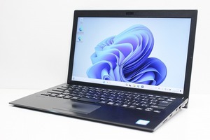 ノートパソコン Windows11 中古 ハイスペック VAIO Pro PG VJPG11C11N 第8世代 Core i7 SSD256GB メモリ16GB Windows10 フルHD 13.3