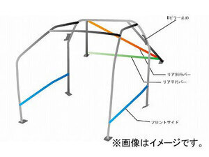 オクヤマ ロールバー 735 405 1 スチール ダッシュボード貫通 10P No.13 2名 マツダ RX-7 FD3S 2ドア ノーマルルーフ