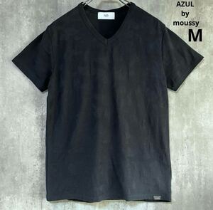 アズール　AZUL by moussy Tシャツ　紺　M