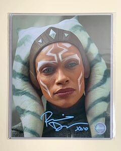 アソーカタノ　直筆サインフォト　ロザリオドーソン　スターウォーズ　マンダロリアン　ボバフェット　ジェダイ　SWAU　STAR WARS　AHSOKA