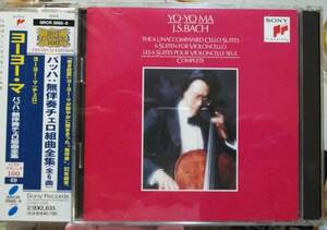 ★極稀2CD国内盤★ヨーヨー マ バッハ 無伴奏チェロ Yoyo Ma Bach cello suites 