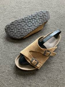 値下げ！中古 1ヶ月着用　BIRKENSTOCK　ビルケンシュトック　ZURICH　チューリッヒ　Mink Suede　ブラウンスエード　EU39(25cm) ノーマル幅