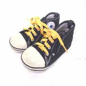 コンバース CONVERSE ベビー靴 BABY ALLSTAR スニーカー シューズ ローカット 14 黒 ブラック /TT16 キッズ