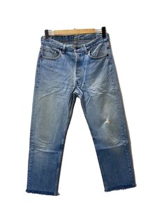 Levi’s◆501/USA製/90s/ボタン裏524/カットオフ/ボトム/34/デニム/BLU//