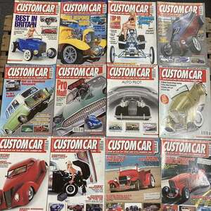 B2088　2005　12冊セット「CUSTOM CAR」カスタムカー　クラシックカー　英国車 カスタム 古本　雑誌 旧車　ビンテージ　自動車