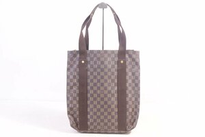 【ト足】 ルイ ヴィトン Louis Vuitton カバ ボブール 肩掛け ショルダーバッグ トートバッグ ダミエ ブラウン CEZ01CAA17