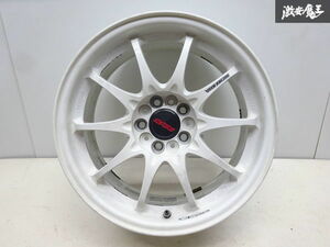 ●レイズ ボルクレーシング FORGED 鍛造 CE28N 16インチ 7J +33 PCD 100 5H ホワイト ホイール 1本 プリウス インプレッサ BRZ 86 棚W-4