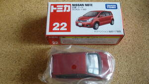 トミカ　No.２２　日産ノート//２００９年発売//廃番品・ベトナム製//NISSAN NOTE