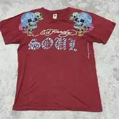 Ed Hardy  エドハーディー　Tシャツ　ラインストーン　スカル　Mサイズ