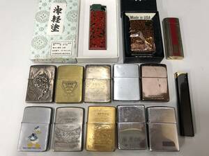 0907.35　ZIPPO まとめ14点　オイルライター　ガスライター　　ジッポー ライター　