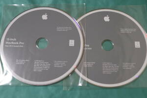 MacBookPro 13インチ MC374J/A 付属 OS X 10.6.4 2枚組み