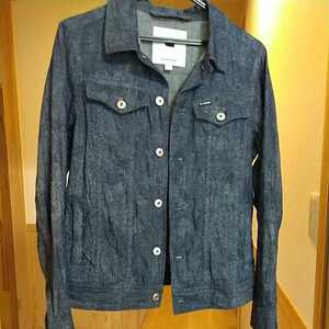 G-STAR RAW カモフラドットデニムジャケット ネイビー　XS