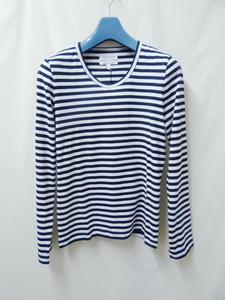 PYJAMACLOTHING ピジャマクロージング　新品未使用　U neck NAVYxWHITE