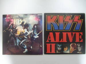 KISS　キッス　　/　　Alive!　アライブ!　２LP！　　＋　　おまけ　　AliveⅡ1枚のみ