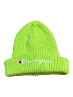 [0] NEON GREEN CHAMPION BEANIE