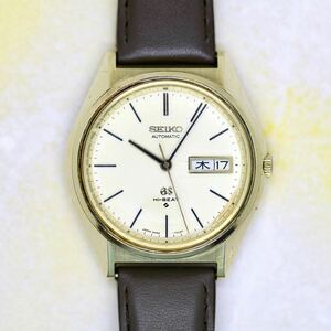 グランドセイコー56GS　ハイビート　自動巻き　金色　GRAND SEIKO 56GS HI-BEAT 5646-7010 