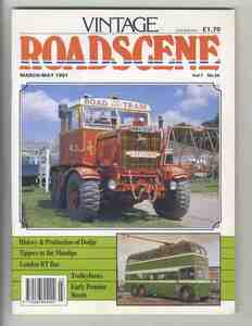 【d1275】91.3-5 VINTAGE ROADSCENE Vol7 No26／ダッジの歴史と生産車、遊園地のトランスポーター、トラム、、 ...