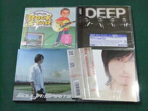 送料￥230■ＣＤ■ソフィア/ロックスター■DEEP/ラスト・グッバイ(CD＋DVD)■SOULJA/SPIRITS X