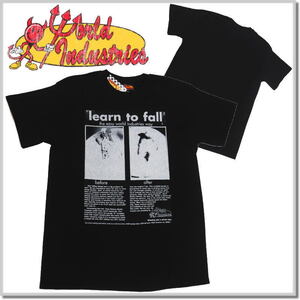 ワールドインダストリーズ WORLD INDUSTRIES LEARN TO FALL PHOTO SST WDSAST17-BLACK-XL フォトTシャツ 半袖 カットソー スケートボード