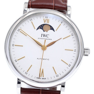 IWC SCHAFFHAUSEN IW459401 ポートフィノ ムーンフェイズ 自動巻き メンズ 良品 保証書付き_816540