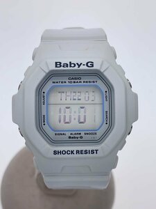 CASIO◆クォーツ腕時計・Baby-G/デジタル/WHT