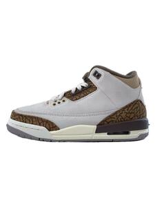 NIKE◆AIR JORDAN 3 GS RETRO_エア ジョーダン 3 GS レトロ/24cm/BRW