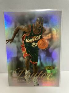 NBAカード　ゲイリー・ペイトン　GARY PAYTON 　 ‘99-‘00 FLAIR SHOWCASE FLEER 【ソニックス時代】