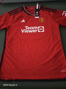 ワケありMANCHESTER UNITED HOME Jersey 女性用サッカーシャツ (L) マンチェスターユナイテッド