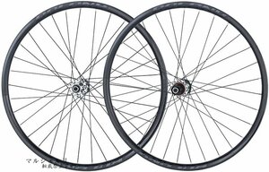 チューブレス MTB自転車ホイールセット26/27.5/29インチ、アルミニウム合金シールベアリングハブQR 9mm 32ホールディスクブレーキ