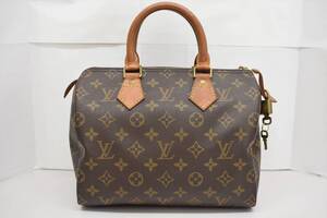 中古 ヴィンテージ ルイヴィトン スピーディ25 カデナ付 ハンドバッグ ヴィトン バッグ モノグラム LOUIS VUITTON M41528 1円スタート