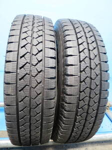 22年製美品 185/80R14 97/95N LT ◆ブリヂストン BLIZZAK VL1◆ 2本 A1400 スタッドレス