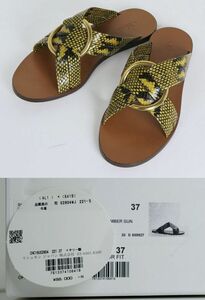 CHLOE FLAT SANDALS クロエ リング レザー フラット サンダル 37 SEPTEMBER SUN 2018 b8104