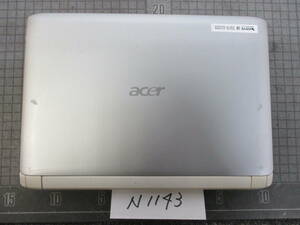 Ｎ1143　　　　acer ASPIRE one 532h-CBW123G ＨＤＤレス　ノートPC　