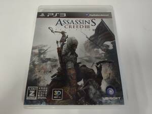 【240430-10】 PlayStation3 / PS3 / プレステ3 ASSASSINS CREEDⅢ / アサシーン クリード3 