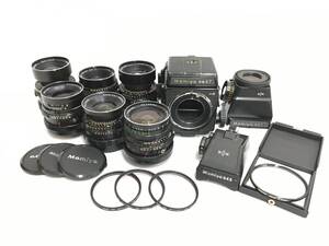 ☆ MAMIYA 中判フィルムカメラ まとめ ☆ RB67 PROFESSIONAL S + SEKOR 1:3.8 f=90 + C 1:4.5 f=50 他 レンズ4本 ファインダー マミヤ