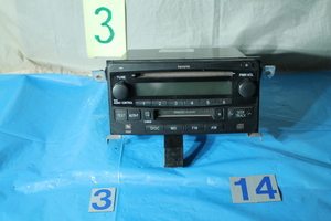 KS-059-3 トヨタ NCP60 イスト CD/MDプレーヤー TOYOTA 86120-52211 / FUJITSU TEN 122000-48210101　