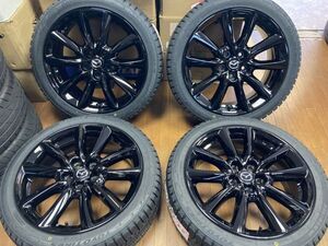 ☆新品スタッドレスSet◆ＭAZDA3 マツダ3 ファストバック純正 18インチ ブラック焼付塗装◆TOYO GIZ2 215/45R18 2024年製◆マツダ3セダン等