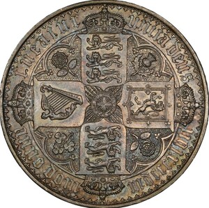【動画あり】1847 ヴィクトリア女王 トーン ゴチッククラウン 銀貨 NGC PF61 イギリス ビクトリア ゴシッククラウン アンティークコイン
