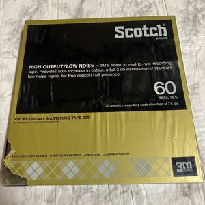 SCOTCH オープンリールテープ Professional Mastering TAPE 7号 206 3M 年代物