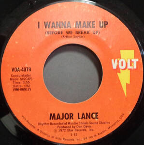 【SOUL 45】 MAJOR LANCE - I WANNA MAKE UP / THAT