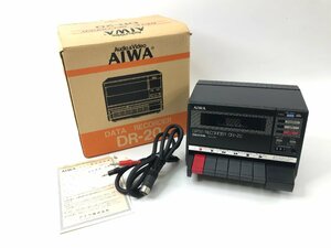 AIWA アイワ DR-20 データレコーダー 元箱 コード付属 カセット MSX PC 当時物 G05-11