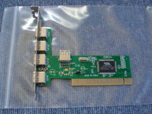  新品 未使用? USB拡張 PCI CARD 4 + 1 PORT ジャンク扱い