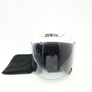 119 YAMAHA/ヤマハ ワイズギア YJ-20 ZENITH パールホワイト XLサイズ(60-61cm) ジェットヘルメット ※中古