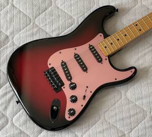 生産終了 美品 Fender Made In Japan Ken Stratocaster Galaxy Red 2017 L