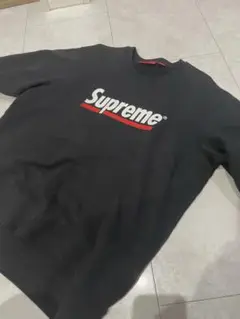 Supreme Underline Crewneck Black