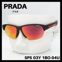 PRADA　SPS 03Y 1BO-04U　サングラス スポーツ マットブラック