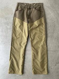 希少！美品！USA購入！80s 90s Wrangler ラングラー デニムパンツ ダブルニー アウトドア ハンティング シューティング ダック生地(34)