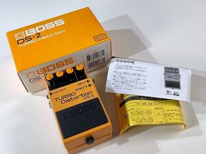 ★BOSS ボス エフェクター TURBO Distortion DS-2 箱入り 取扱説明書付き ターボ ディストーション 動作未確認 中古品 管理L452