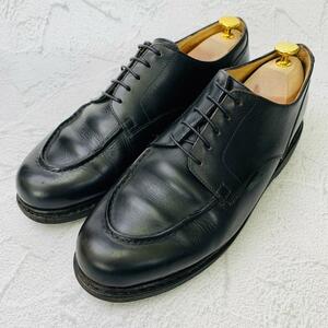 【人気】PARABOOT パラブーツ シャンボード パラテックス Uチップ 外羽根 黒 ブラック 9 27.5cm 革靴 ビジネス カジュアル ワーク